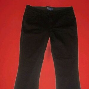 Democracy Midnight Black Ab Control Boot Cut/ Flare Pants Women's 16